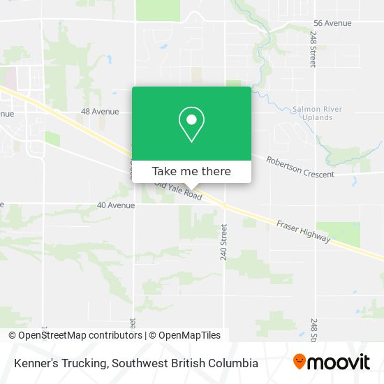 Kenner's Trucking map