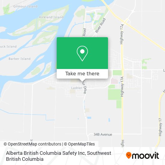 Alberta British Columbia Safety Inc map