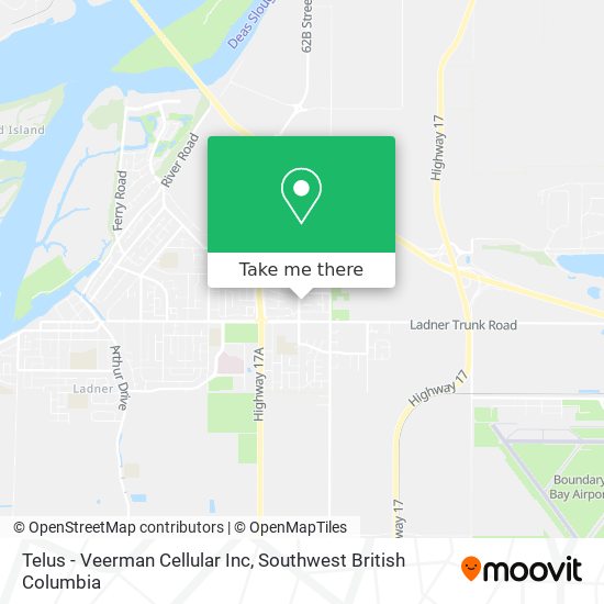 Telus - Veerman Cellular Inc map