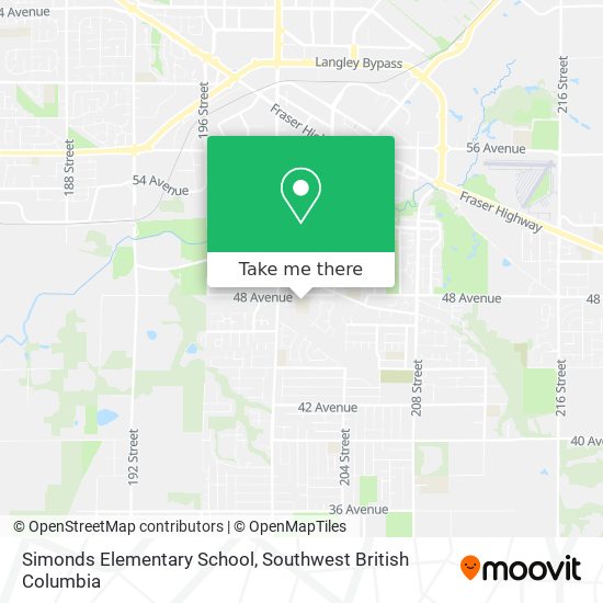 Simonds Elementary School map