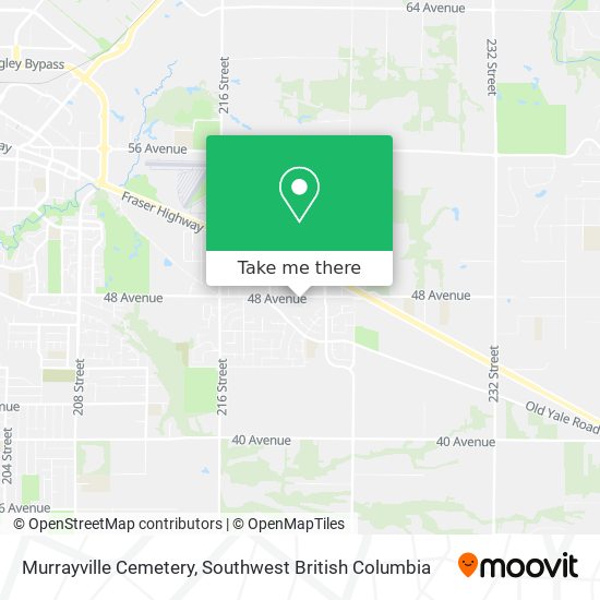 Murrayville Cemetery map