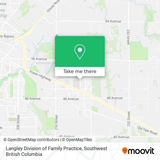 Langley Division of Family Practice map