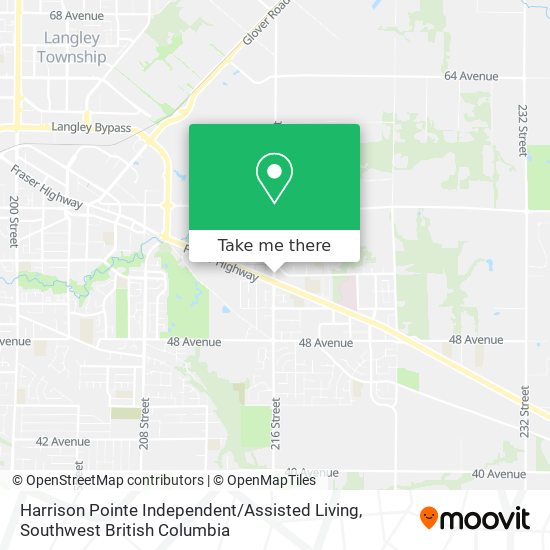 Harrison Pointe Independent / Assisted Living map