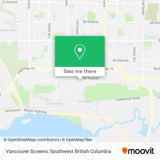 Vancouver Screens map