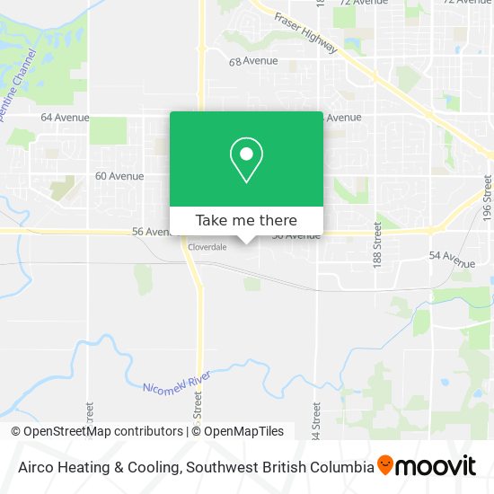 Airco Heating & Cooling map