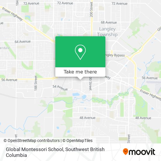 Global Montessori School map