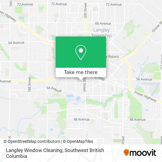 Langley Window Cleaning map