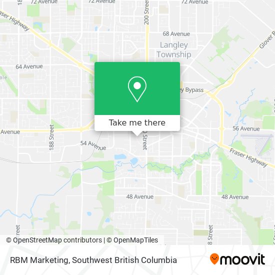 RBM Marketing map