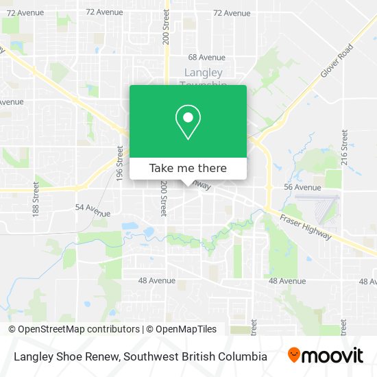 Langley Shoe Renew map