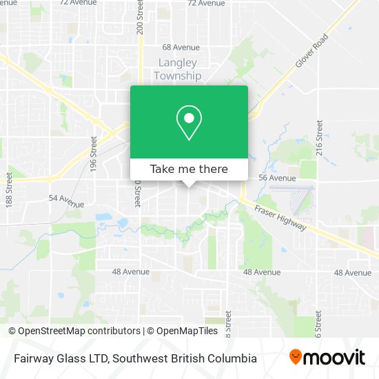 Fairway Glass LTD map