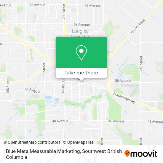 Blue Meta Measurable Marketing map