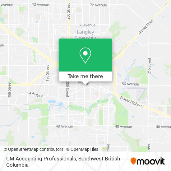 CM Accounting Professionals map