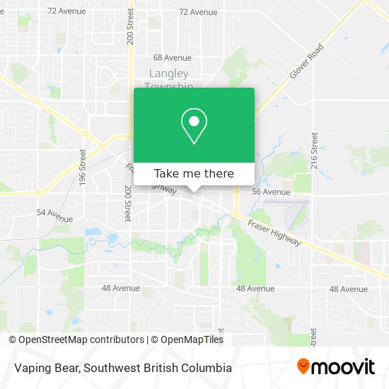 Vaping Bear map