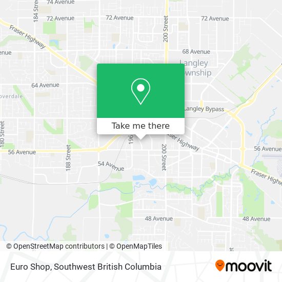 Euro Shop map
