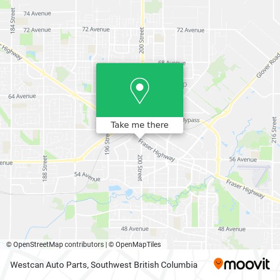 Westcan Auto Parts map