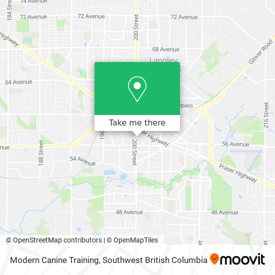 Modern Canine Training map