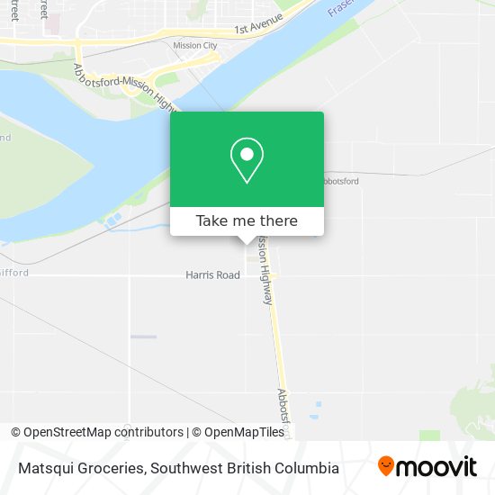 Matsqui Groceries map