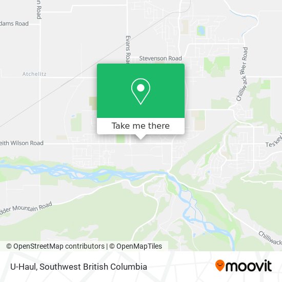 U-Haul map