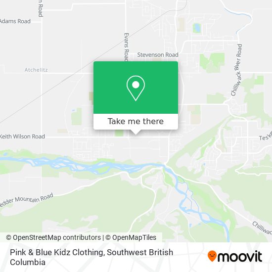 Pink & Blue Kidz Clothing map