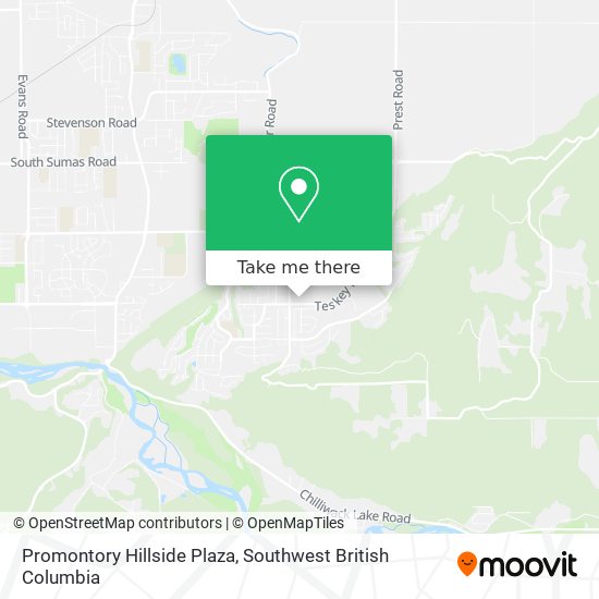 Promontory Hillside Plaza map