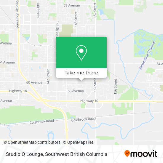 Studio Q Lounge map