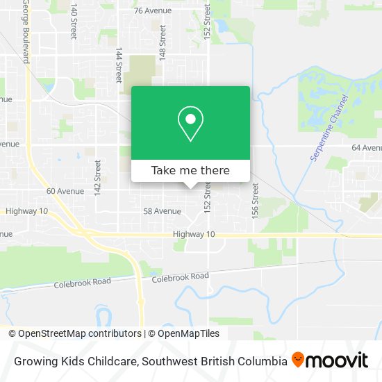 Growing Kids Childcare map