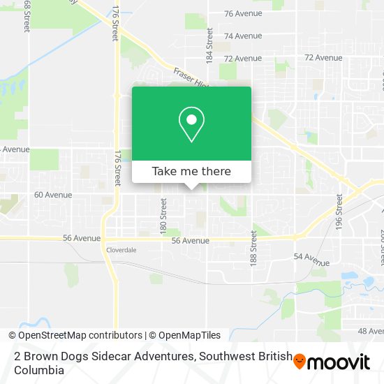 2 Brown Dogs Sidecar Adventures map