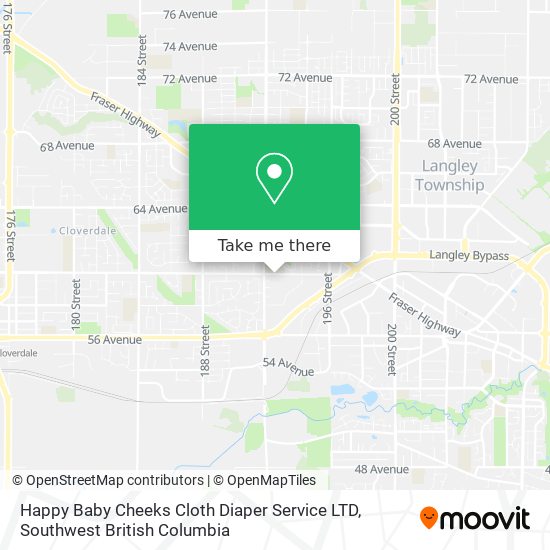 Happy Baby Cheeks Cloth Diaper Service LTD map