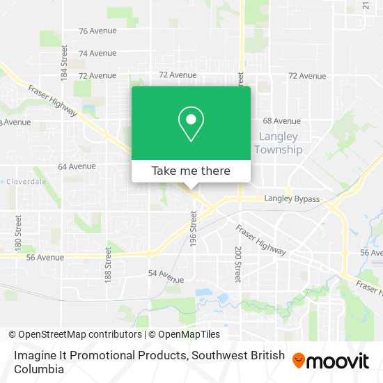 Imagine It Promotional Products map