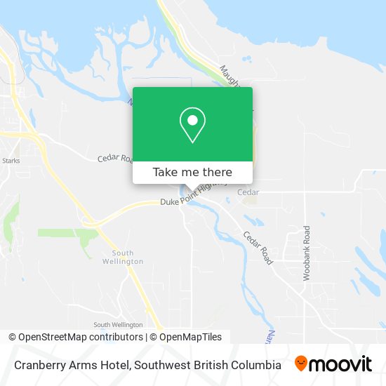 Cranberry Arms Hotel map