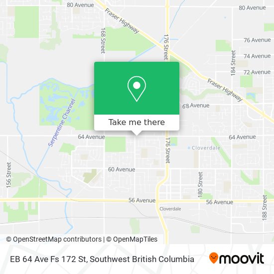 EB 64 Ave Fs 172 St map