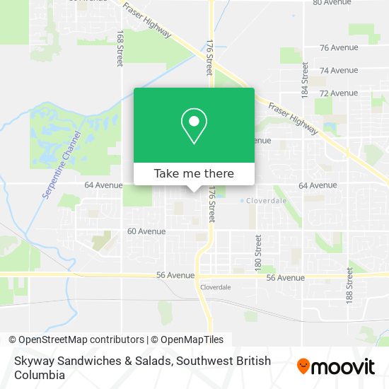 Skyway Sandwiches & Salads map