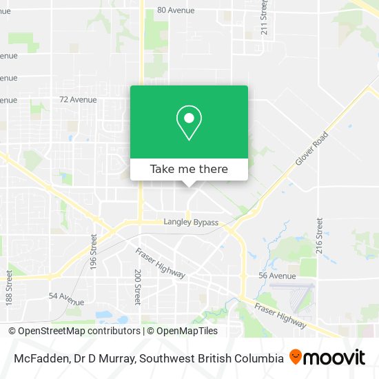McFadden, Dr D Murray map