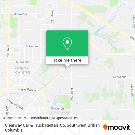 Clearway Car & Truck Rentals Co map