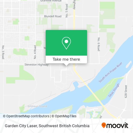 Garden City Laser map