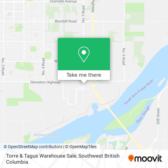 Torre & Tagus Warehouse Sale map