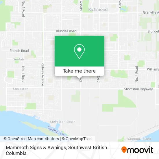 Mammoth Signs & Awnings map