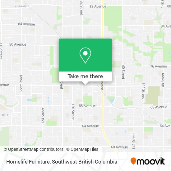 Homelife Furniture map