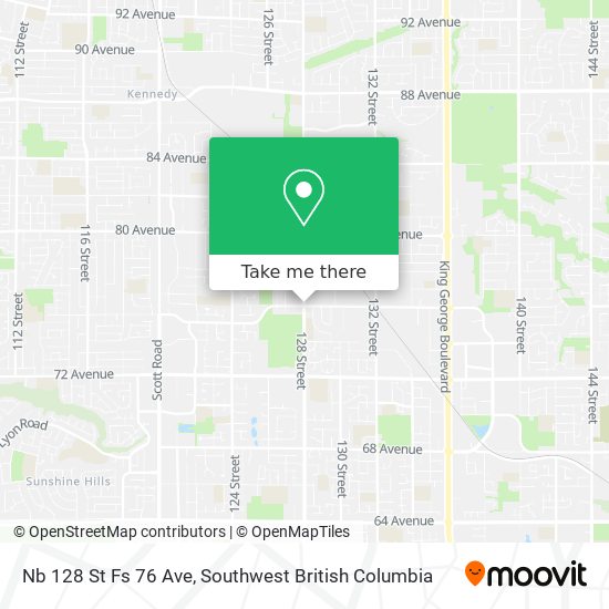 Nb 128 St Fs 76 Ave map