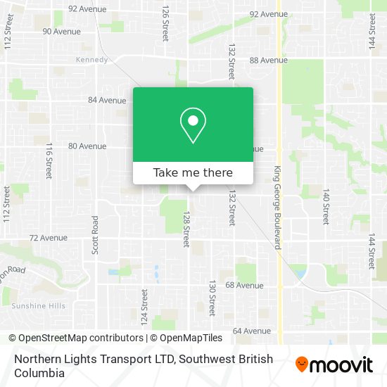Northern Lights Transport LTD map