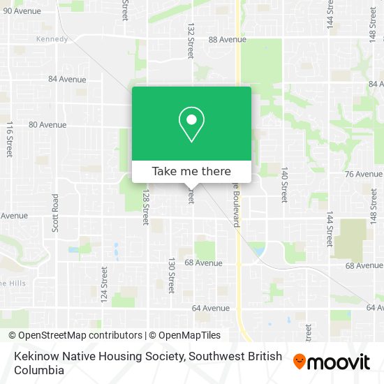 Kekinow Native Housing Society map