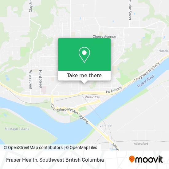 Fraser Health map