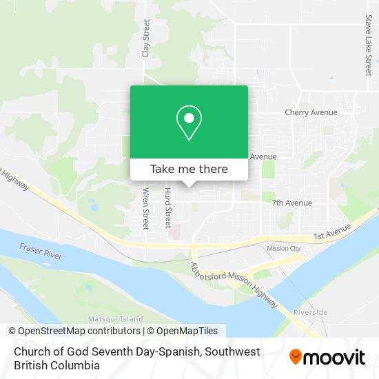 Church of God Seventh Day-Spanish map