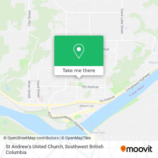 St Andrew's United Church map