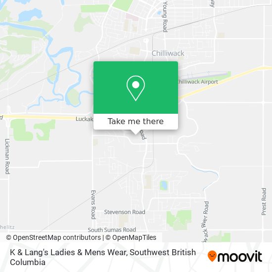 K & Lang's Ladies & Mens Wear map
