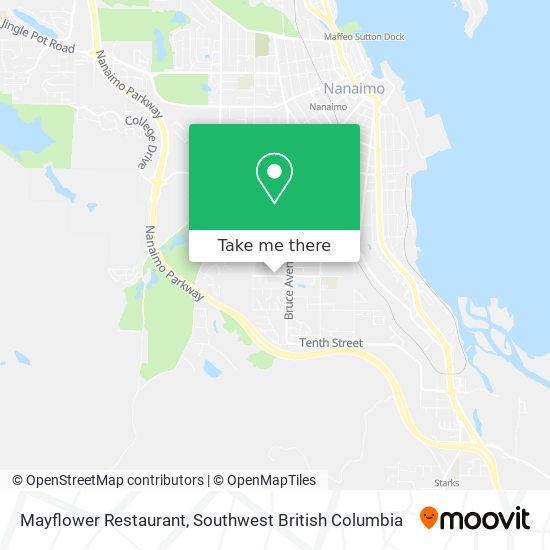 Mayflower Restaurant map
