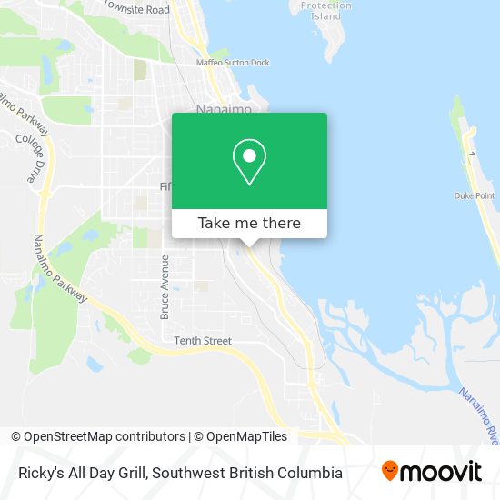 Ricky's All Day Grill map