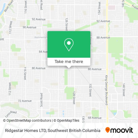 Ridgestar Homes LTD map