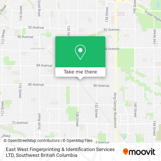 East West Fingerprinting & Identification Services LTD map