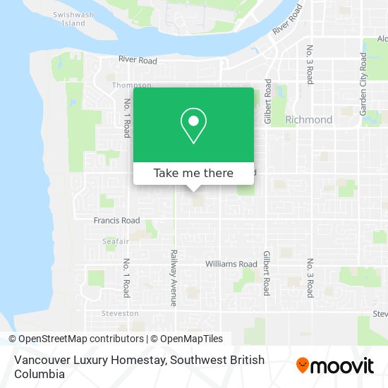 Vancouver Luxury Homestay map